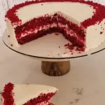 کیک ردولوت با کرم پنیری