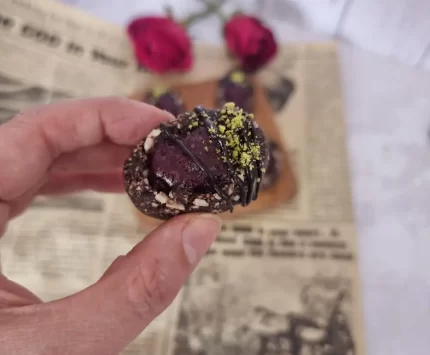اسلایس خرما و مارمالاد وگان